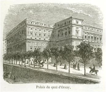 Palais du quai d'Orsay, 1855