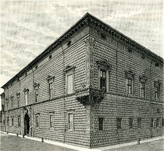 Palazzo dei Diamanti xilografia