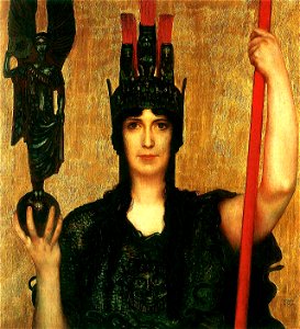 Pallas Athena by Franz von Stuck