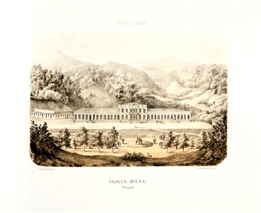 Palacete Imperial Petropolis, da Coleção Brasiliana Iconográfica