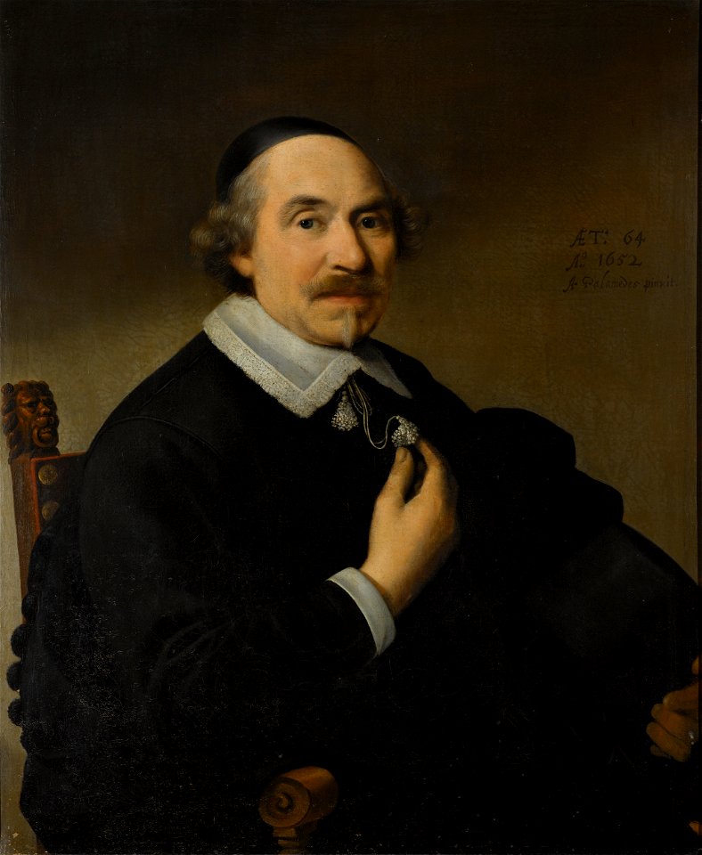 Portret van een man, waarschijnlijk Pieter Anthonisz van Bronckhorst (1588-1661) Rijksmuseum SK-A-1615