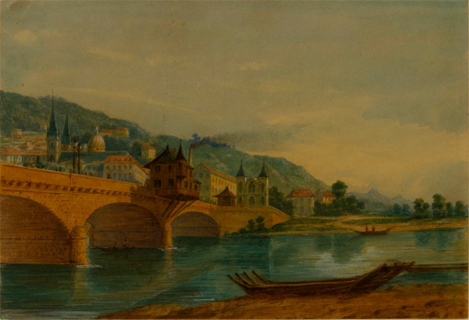 Paisaje (Suiza) - Prilidiano Pueyrredón