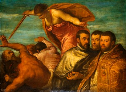 Palma Giovane (1548-1628) - The Expulsion of the Vices of the Church - RCIN 402870 - Royal Collection