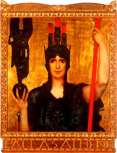 Pallas Athene by Franz von Stuck, 1898