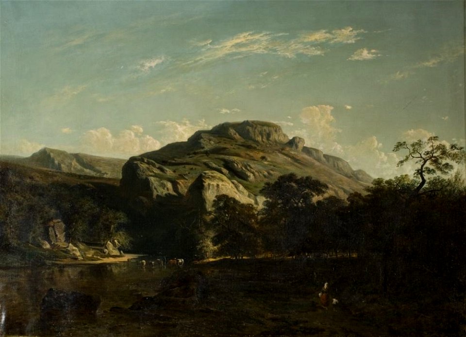 Paisaje de bosque y río (Museo de Zaragoza)