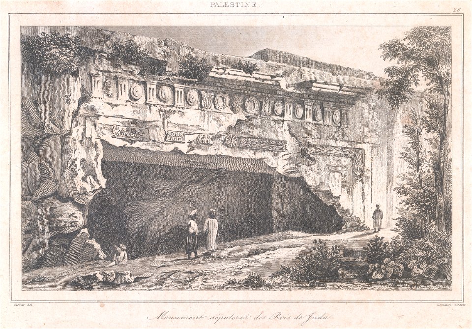 Palestine- Monument Sepulchral des Rois de Juda P6237
