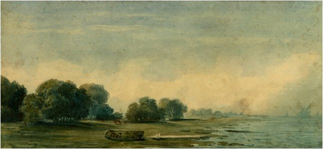 Paisaje de la costa - Prilidiano Pueyrredón