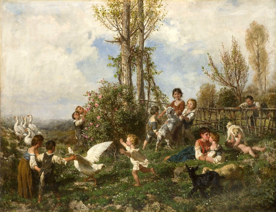 Filippo Palizzi - Le Printemps (1868)