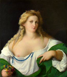 Palma Vecchio - A Blonde Woman - Google Art Project