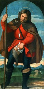 Palma il Vecchio sec. XVI, San Rocco, Bergamo