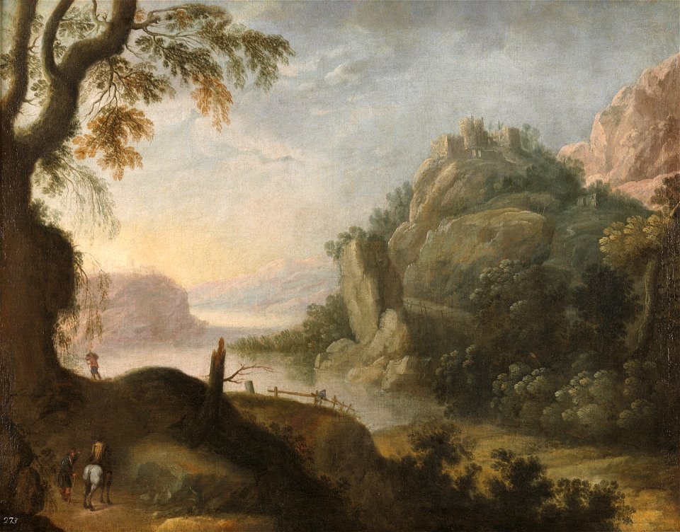 Paisaje, de un discípulo de Bartolomé Esteban Murillo. (Museo del Prado)