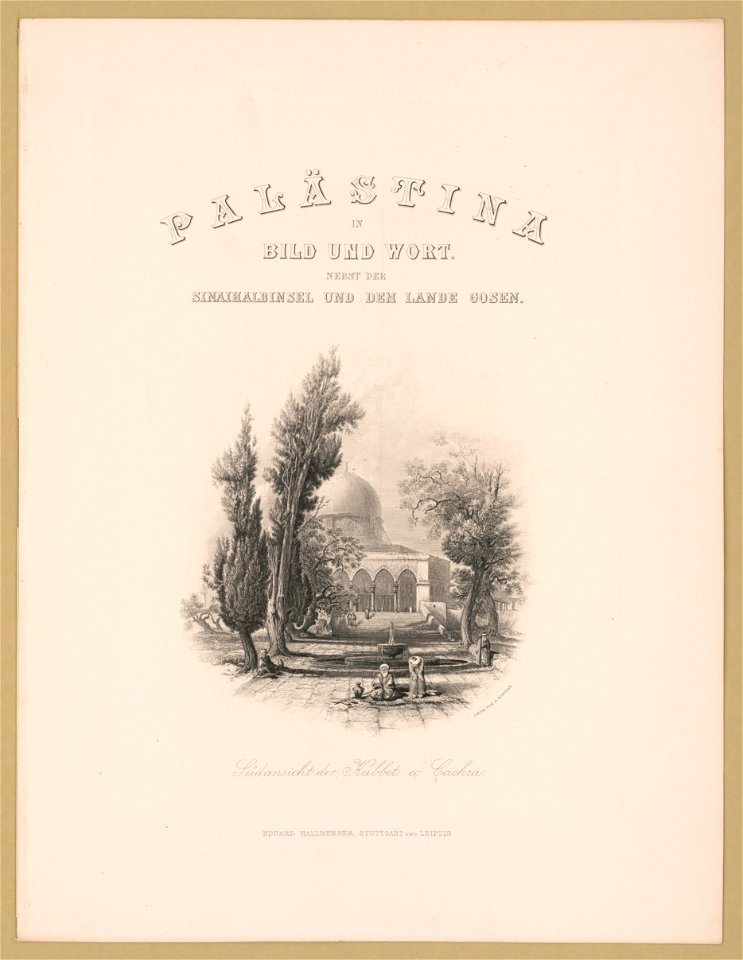 Palästina in bild und wort LCCN2004666427
