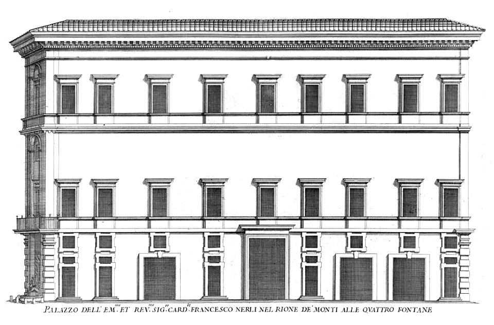 Palazzo Mattei Albani Del Drago by Giovanni Battista Falda