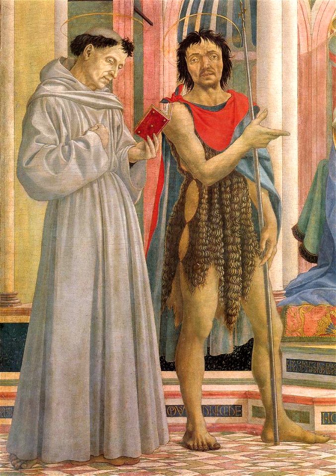 Pala di Santa Lucia dei Magnoli, san francesco e san giovanni battista