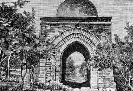 Palermo – Il castello della Cuba (xilografia)