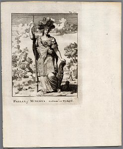 Pallas of Minerva, godinne der wysheyd, objectnr A 42119
