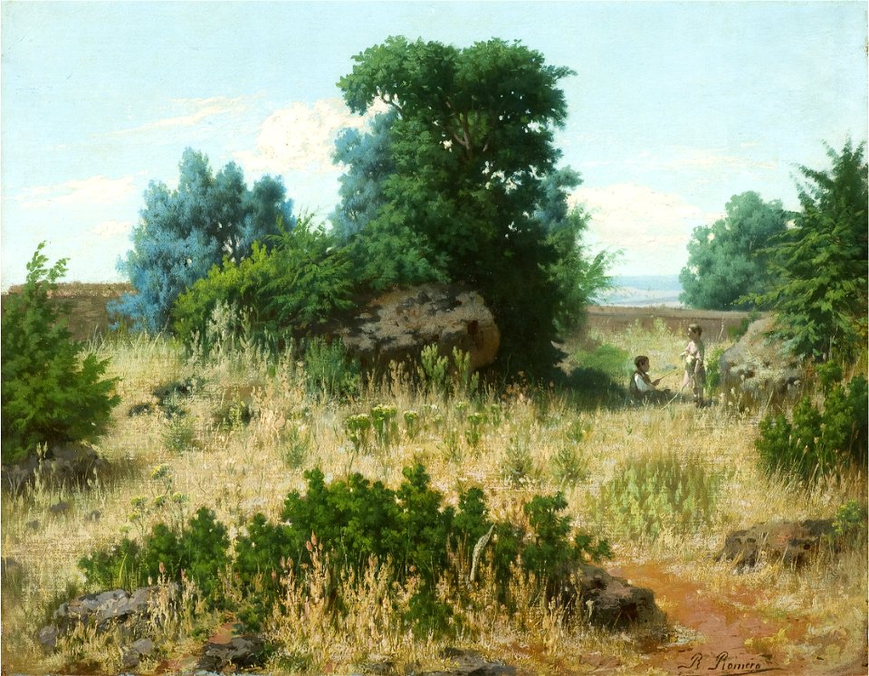 Paisaje de las inmediaciones de la Arruzafa - Rafael Romero Barros