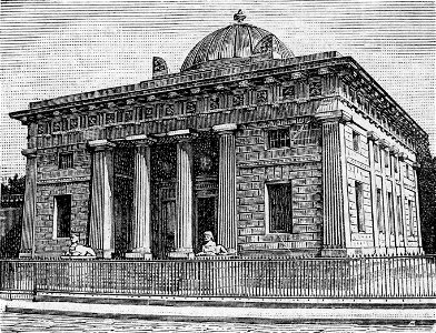 Palermo – Orto botanico (xilografia)
