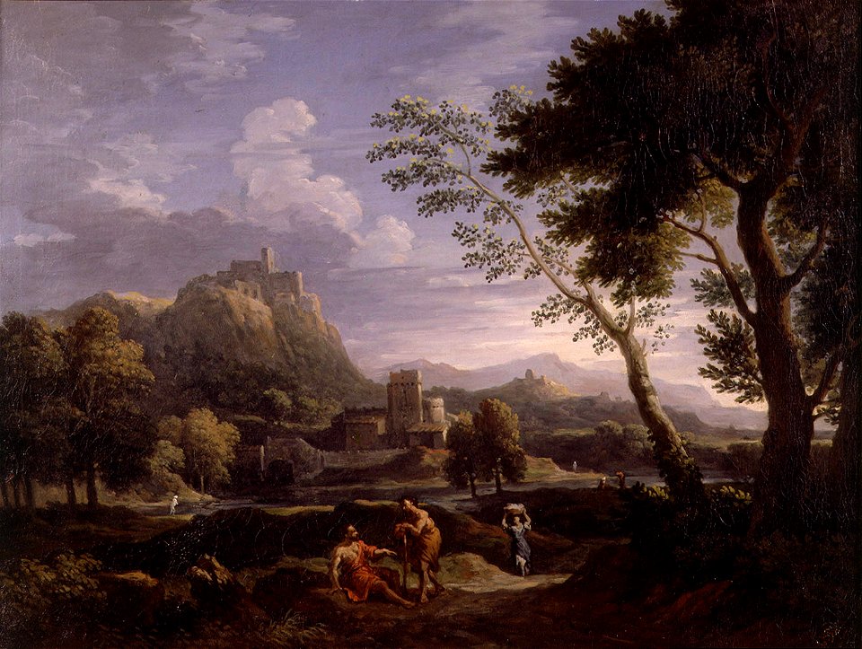 Paisaje, de Jan Frans Van Bloemen. (Museo de Bellas Artes de Valencia)