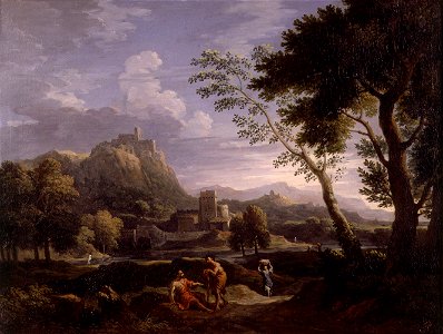 Paisaje, de Jan Frans Van Bloemen. (Museo de Bellas Artes de Valencia)