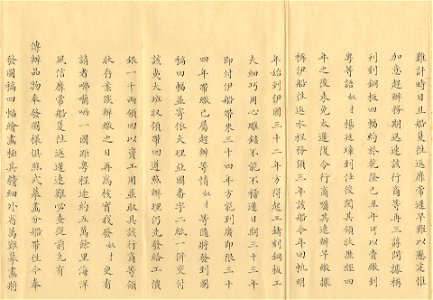 Palace memorial on the delivery of four illustrations of the Victory in the Pacification of Dzungars and Muslims to France for copperplate production 2