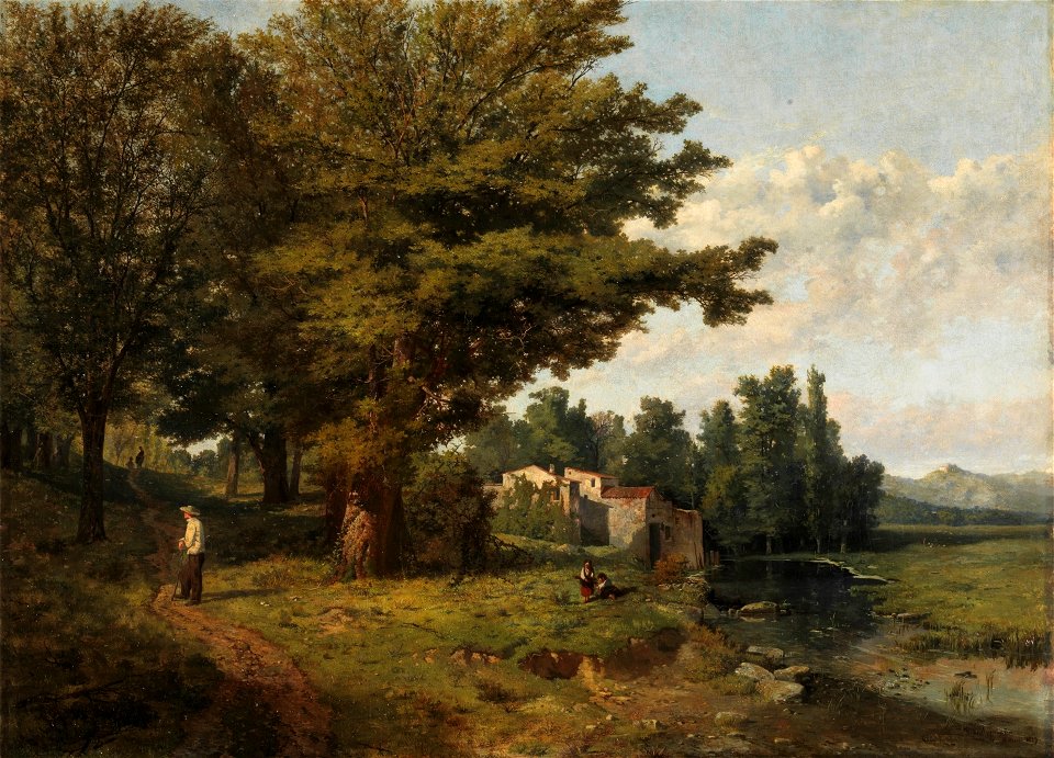 Paisaje de Portland, de Serafín Avendaño (Museo del Prado)