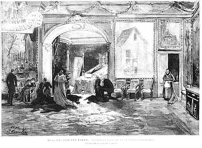 Palacio-del-Pardo-1885-Juan-Comba-camara-mortuoria-Alfonso-XII