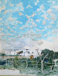 Paisatge de Portici, de Marià Fortuny