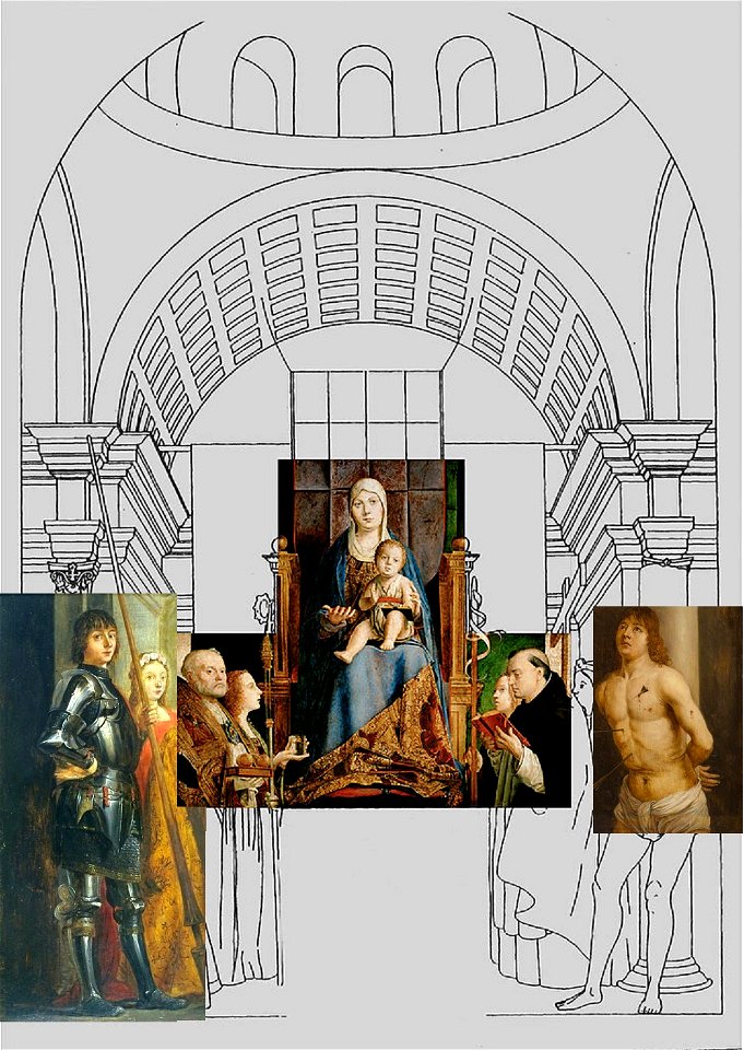 Pala di San Cassiano-Messina reconstruction