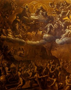 Palma il Giovane - The Crucifixion of St Peter - WGA16927. Free illustration for personal and commercial use.