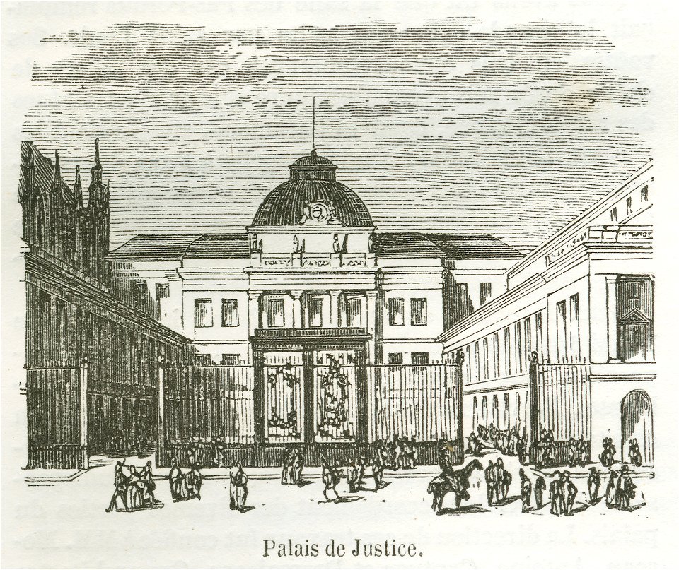 Palais de Justice, 1855