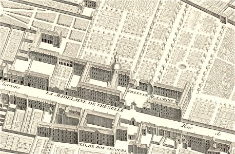 Palais de la Femme, Plan de Turgot 01 - David Rumsey