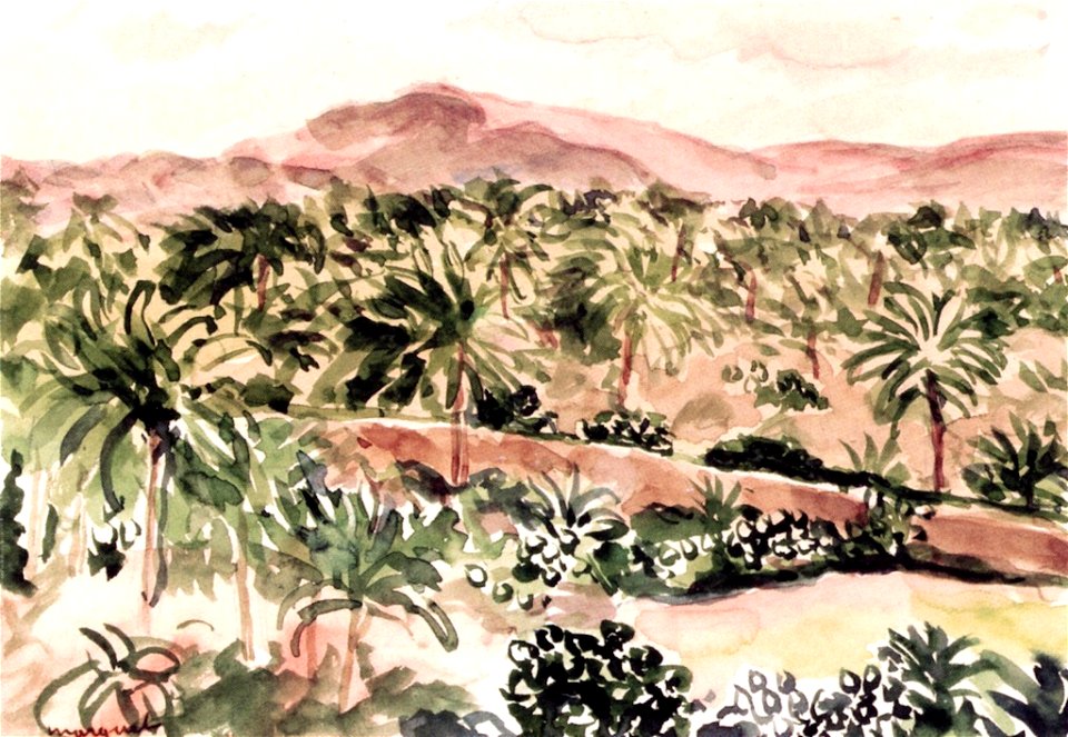 Palm Trees in Algeria Albert Marquet