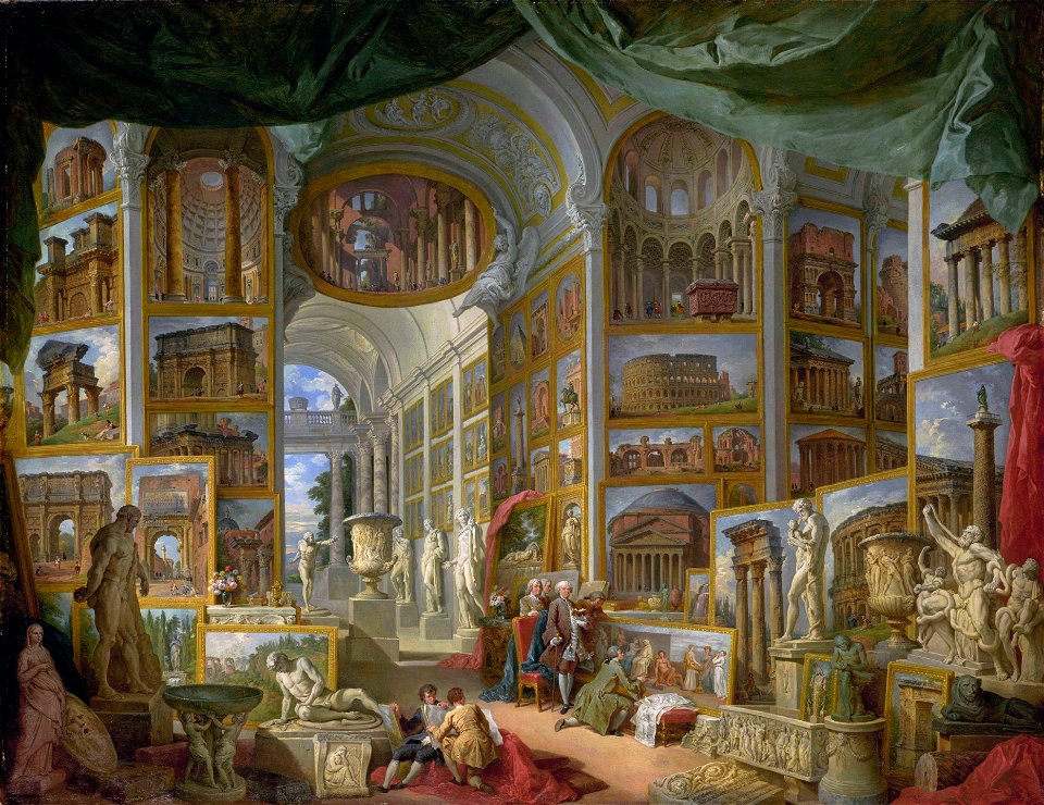 Giovanni Paolo Panini (Italian, Piacenza 1691–1765 Rome) - Ancient Rome - Google Art ProjectFXD