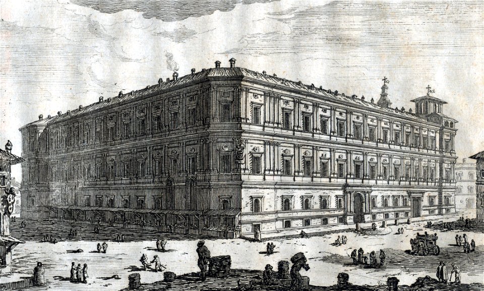 Palazzo della Cancelleria - 1770 (cropped)