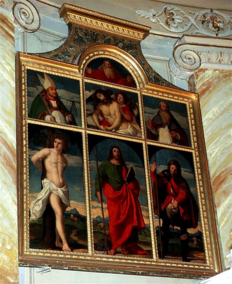 Palma il Vecchio sec. XVI, Polittico di San Giacomo Maggiore, Bergamo