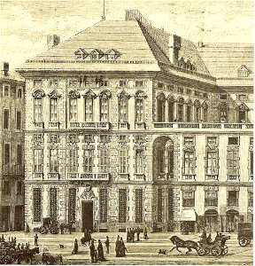 Palazzo Rosso Genova-disegno XIX secolo