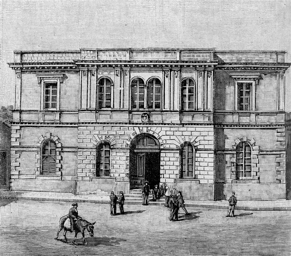 Palazzolo Acreide – Palazzo della Pretura (xilografia)