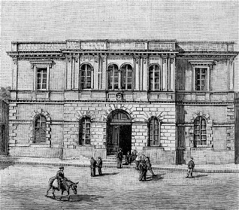 Palazzolo Acreide – Palazzo della Pretura (xilografia)