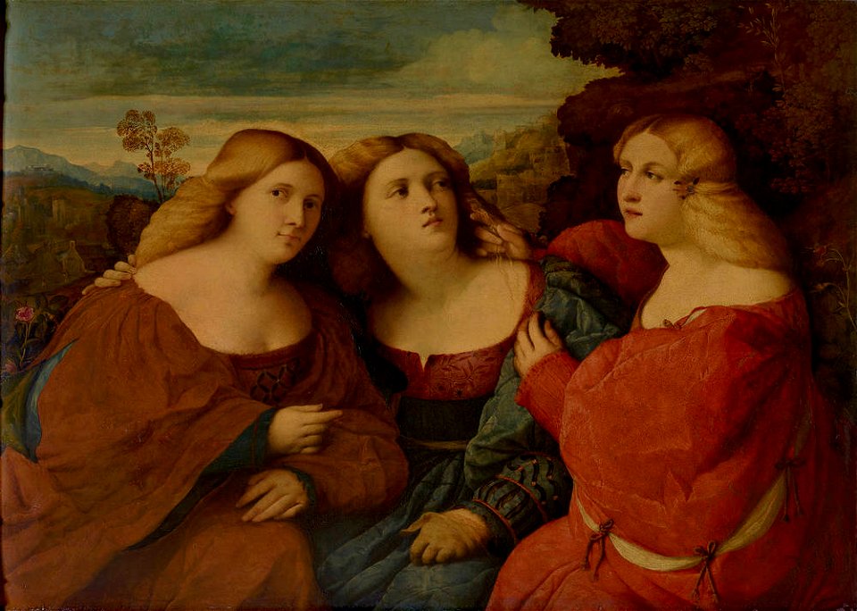 Palma Il Vecchio - Die drei Schwestern, Um 1518-20, Gal.-Nr. 189