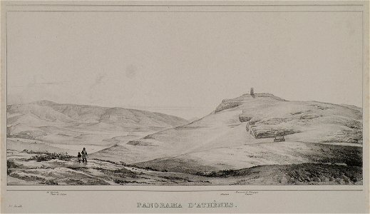Panorama d'Athènes (3) - Stackelberg Otto Magnus Von - 1834