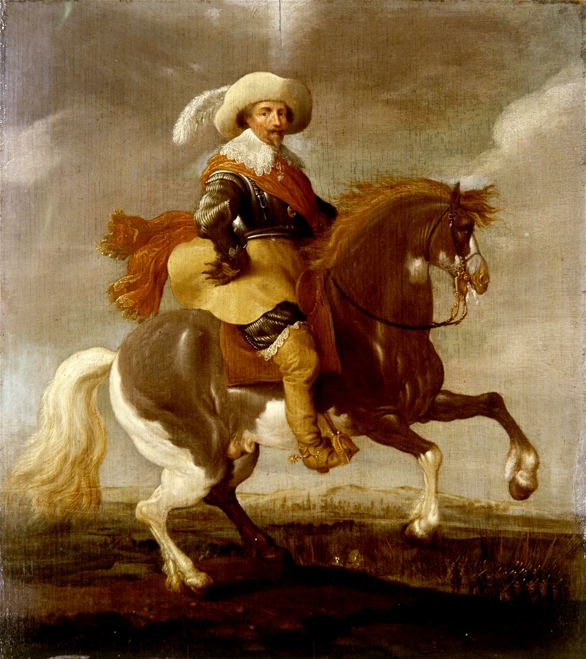Palamedes Palamedesz - Frederik Hendrik te paard