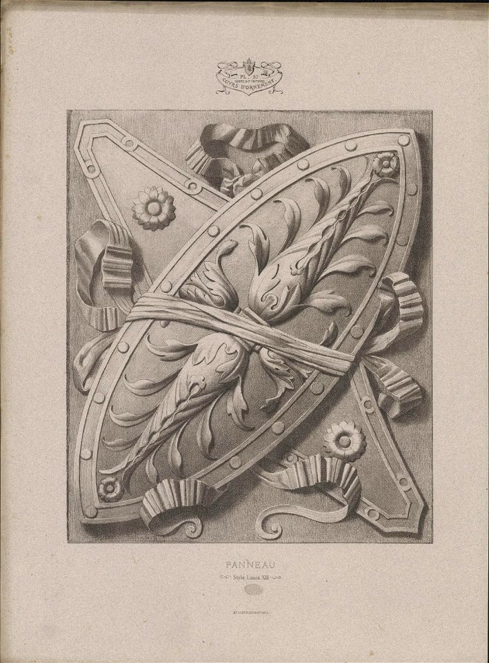 Panneau, Style Louis XIII, objectnr A 59270