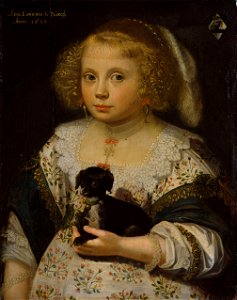 Anthonie Palamedesz - Portret van Anna Constantia de Beijwegh (1635)