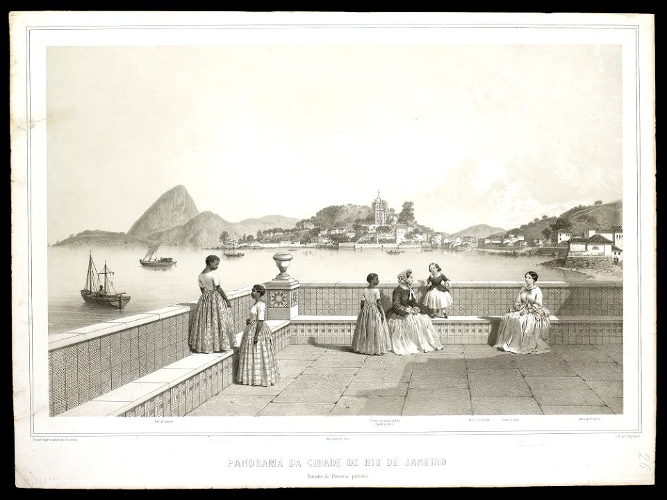 Panorama da cidade de Rio de Janeiro (7), da Coleção Brasiliana Iconográfica
