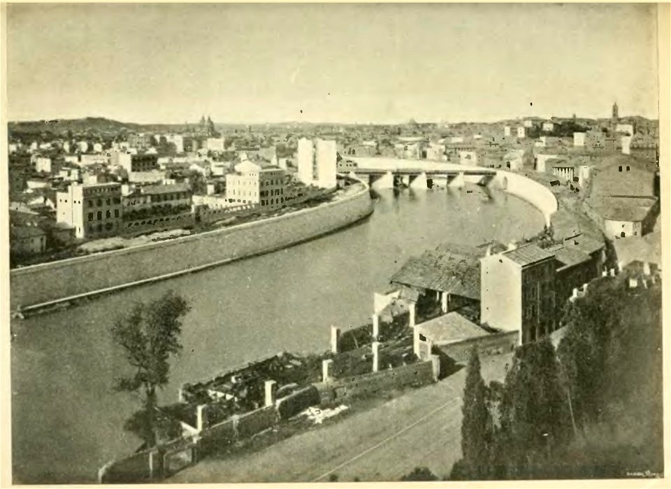 Panorama di Roma da Aventino - Roma italiana, 1870-1895 (page 365 crop)