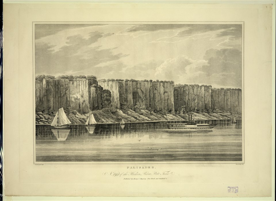 Palisades - painted by W.G. Wall ; engraved by I. Hill. LCCN2011661802