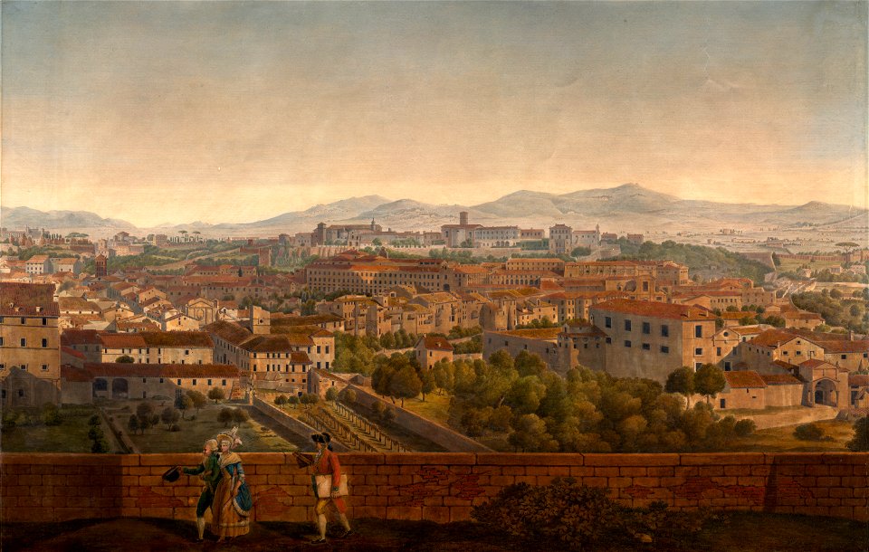 Panorama de Rome vu depuis la terrasse de San Pietro in Montorio (bgw20 0508)