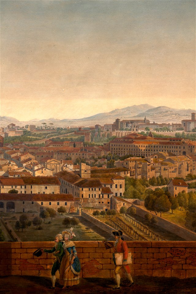 Panorama de Rome vu depuis la terrasse de San Pietro in Montorio (bgw20 0514)