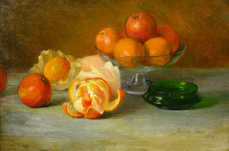 Still Life with Oranges by Adelaide Palmer